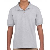 Gildan Kids DryBlend® Jersey Polo Shirt - Sport Grey Size 12=XL