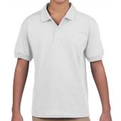 Gildan Kids DryBlend® Jersey Polo Shirt - White Size 12=XL