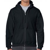 Gildan Heavy Blend™ Zip Hooded Sweatshirt - Black Size 5XL