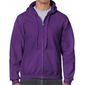 Gildan Heavy Blend™ Zip Hooded Sweatshirt - Purple Size XXL