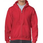 Gildan Heavy Blend™ Zip Hooded Sweatshirt - Red Size XL