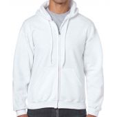 Gildan Heavy Blend™ Zip Hooded Sweatshirt - White Size XXL