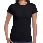 Gildan Ladies SoftStyle® T-Shirt - Black Size XXL