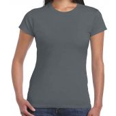 Gildan Ladies SoftStyle® T-Shirt - Charcoal Size XXL