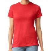 Gildan Ladies SoftStyle® CVC T-Shirt - Red Mist Size XXL