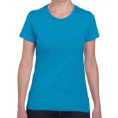 Gildan Ladies Heavy Cotton™ T-Shirt - Heather Sapphire Size S