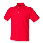 Henbury Classic Heavy Cotton Piqué Polo Shirt - Classic Red Size 3XL