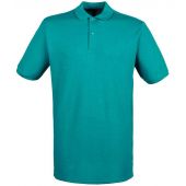 Henbury Modern Fit Cotton Piqué Polo Shirt - Bright Jade Size S