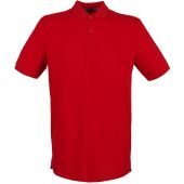 Henbury Modern Fit Cotton Piqué Polo Shirt - Classic Red Size 5XL