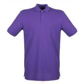 Henbury Modern Fit Cotton Piqué Polo Shirt - Purple Size 3XL