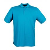 Henbury Modern Fit Cotton Piqué Polo Shirt - Sapphire Blue Size 3XL