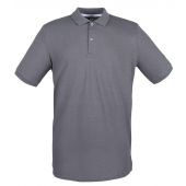 Henbury Modern Fit Cotton Piqué Polo Shirt - Steel Grey Size 3XL