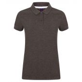 Henbury Ladies Modern Fit Cotton Piqué Polo Shirt - Charcoal Size XXL