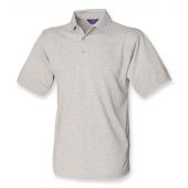 Henbury Heavy Poly/Cotton Piqué Polo Shirt - Heather Grey Size 5XL