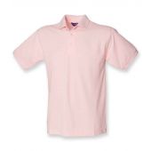 Henbury Heavy Poly/Cotton Piqué Polo Shirt - Pink Size 3XL