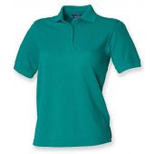 Henbury Ladies Poly/Cotton Piqué Polo Shirt - Jade Size 20