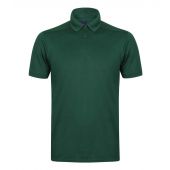 Henbury Slim Fit Stretch Microfine Piqué Polo Shirt - Bottle Green Size XXL