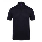 Henbury Slim Fit Stretch Microfine Piqué Polo Shirt - Oxford Navy Size 3XL