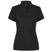Henbury Ladies Recycled Polyester Polo Shirt - Black Size 4XL