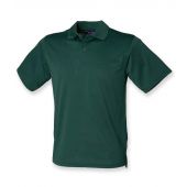 Henbury Coolplus® Wicking Piqué Polo Shirt - Bottle Green Size 3XL