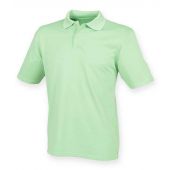 Henbury Coolplus® Wicking Piqué Polo Shirt - Lime Green Size 3XL