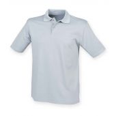 Henbury Coolplus® Wicking Piqué Polo Shirt - Silver Size 3XL