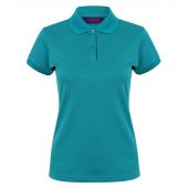 Henbury Ladies Coolplus® Wicking Piqué Polo Shirt - Bright Jade Size XS