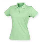 Henbury Ladies Coolplus® Wicking Piqué Polo Shirt - Lime Green Size 3XL