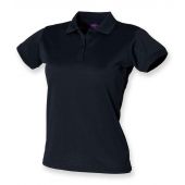 Henbury Ladies Coolplus® Wicking Piqué Polo Shirt - Navy Size 3XL