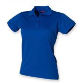 Henbury Ladies Coolplus® Wicking Piqué Polo Shirt - Royal Blue Size 3XL