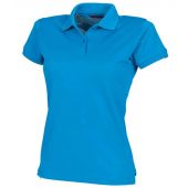 Henbury Ladies Coolplus® Wicking Piqué Polo Shirt - Sapphire Blue Size 3XL