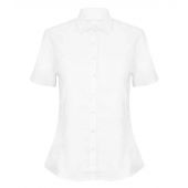 Henbury Ladies Modern Short Sleeve Regular Fit Oxford Shirt - White Size 3XL/R