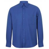 Henbury Long Sleeve Wicking Shirt - Royal Blue Size 4XL