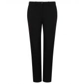 Henbury Ladies Stretch Chino Trousers - Black Size 22/R