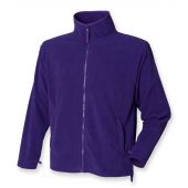 Henbury Micro Fleece Jacket - Purple Size XXL