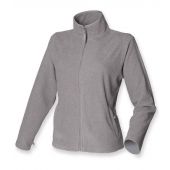 Henbury Ladies Micro Fleece Jacket - Heather Grey Size 18