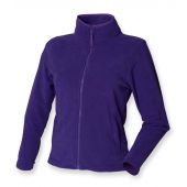 Henbury Ladies Micro Fleece Jacket - Purple Size 18