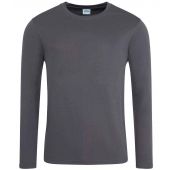AWDis Cool Long Sleeve Wicking T-Shirt - Charcoal Size XXL