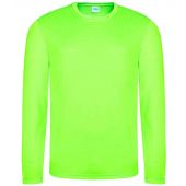 AWDis Cool Long Sleeve Wicking T-Shirt - Electric Green Size XXL
