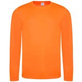 AWDis Cool Long Sleeve Wicking T-Shirt - Electric Orange Size XXL