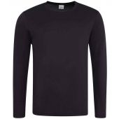 AWDis Cool Long Sleeve Wicking T-Shirt - Jet Black Size XXL