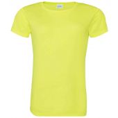 AWDis Ladies Cool T-Shirt - Electric Yellow Size XL