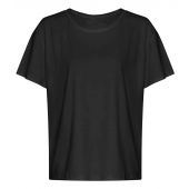 AWDis Ladies Cool Open Back T-Shirt - Jet Black Size XL