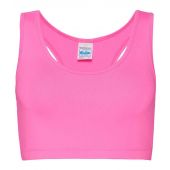 AWDis Ladies Cool Sports Crop Top - Electric Pink Size XL