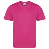 AWDis Kids Cool Smooth T-Shirt - Hot Pink Size 12-13