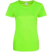 AWDis Ladies Cool Smooth T-Shirt - Electric Green Size XL