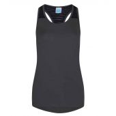 AWDis Ladies Cool Smooth Workout Vest - Charcoal Size XL