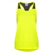 AWDis Ladies Cool Smooth Workout Vest - Electric Yellow Size XL