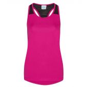 AWDis Ladies Cool Smooth Workout Vest - Hot Pink Size XL