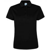 AWDis Ladies Cool Polo Shirt - Jet Black Size XXL